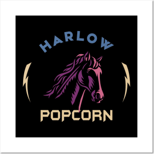 Harlow And Popcorn Funny Popcorn The Pony Posters and Art